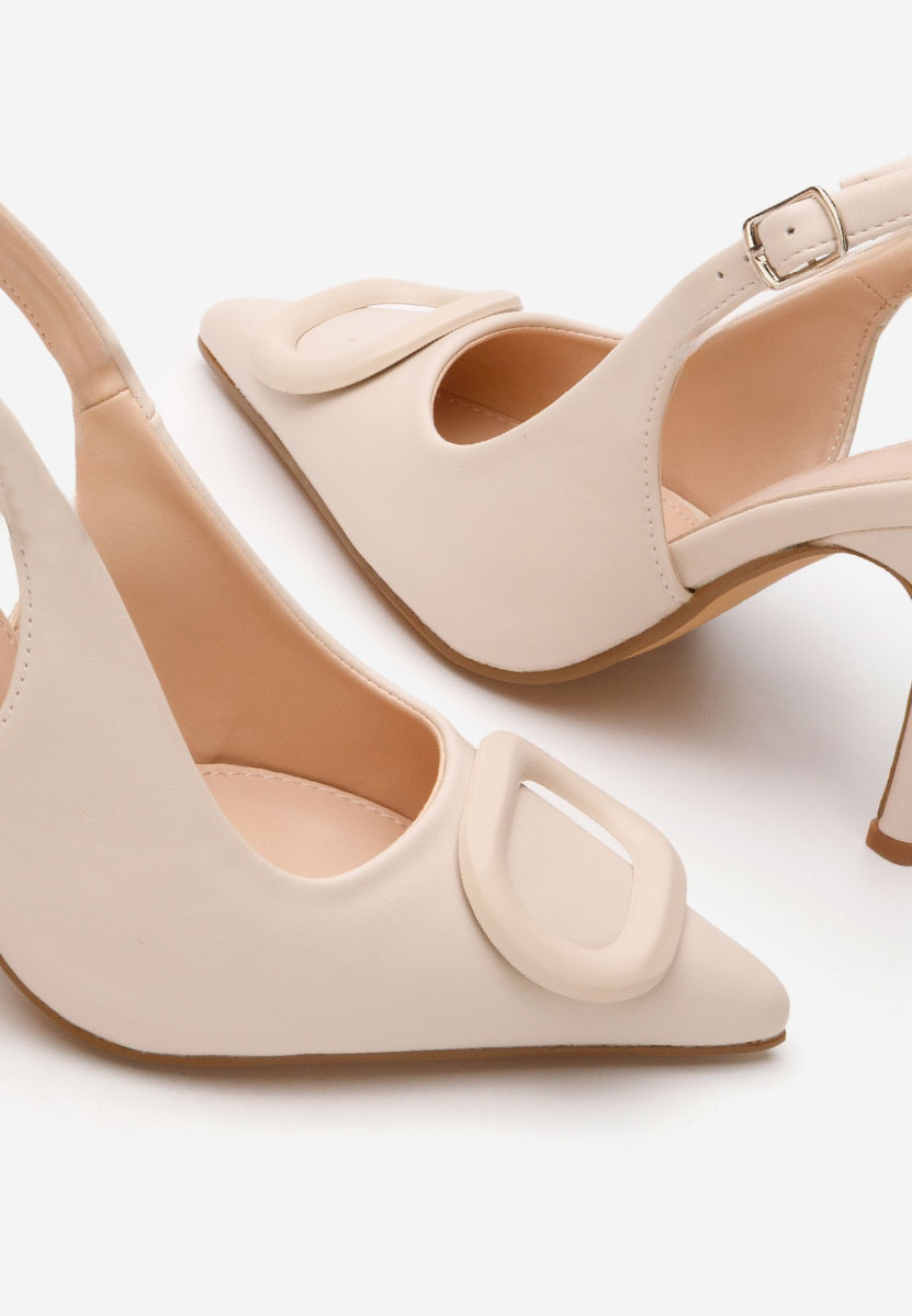 Décolleté tacco a spillo Kacey beige