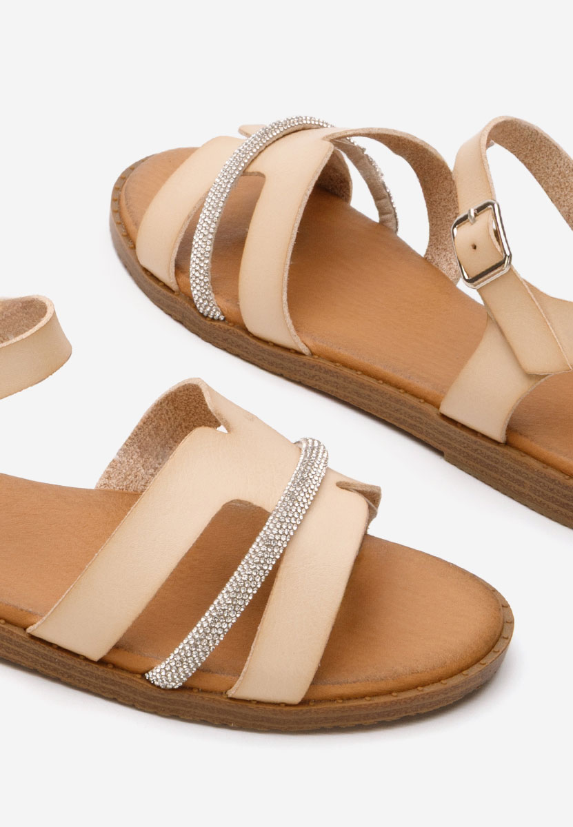 Sandali bassi eleganti Suny beige