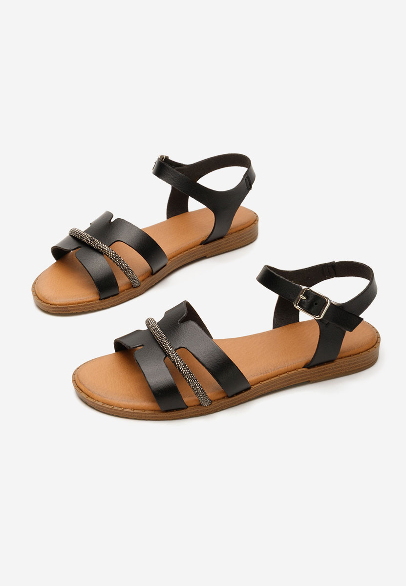 Sandali bassi eleganti Suny nero