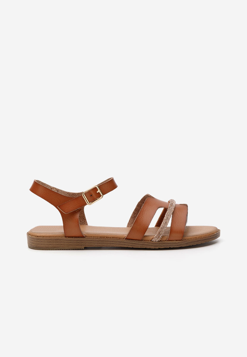 Sandali bassi eleganti Suny camel