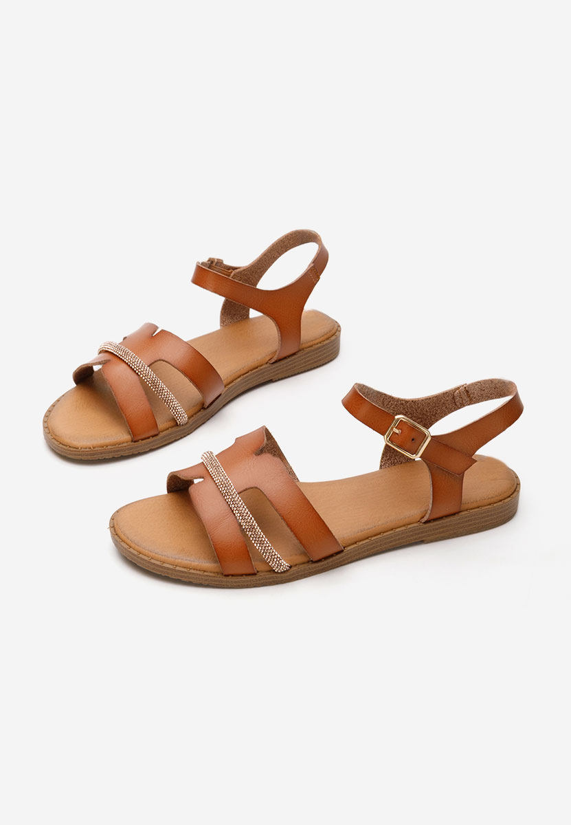 Sandali bassi eleganti Suny camel