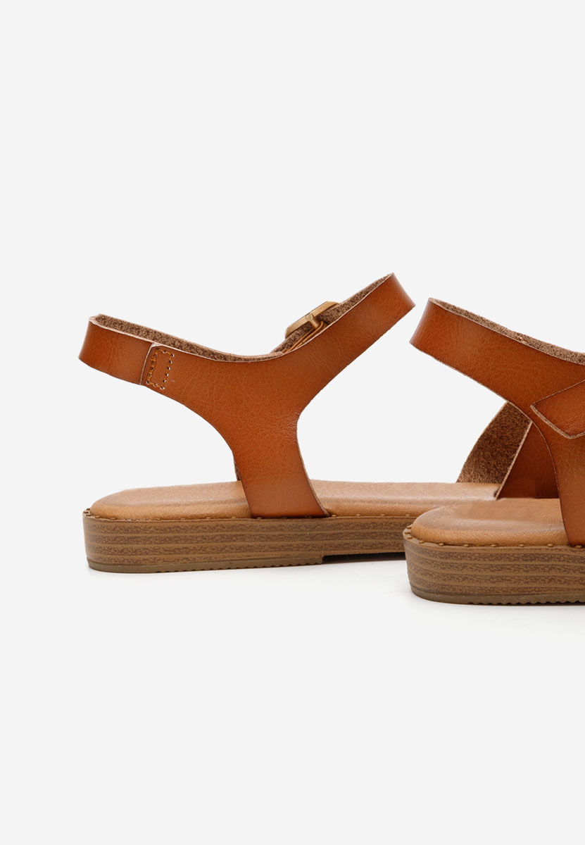 Sandali bassi eleganti Suny camel