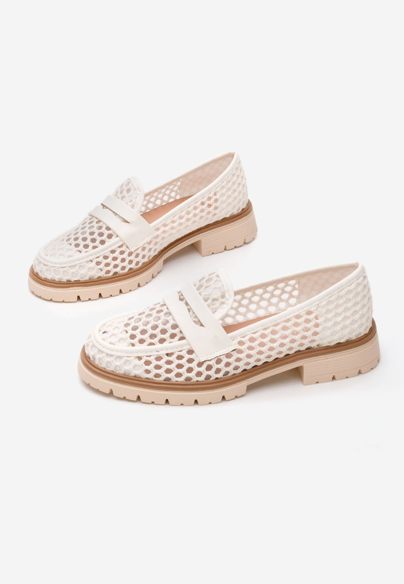 Mocassini donna estivi Maryjanne bianchi