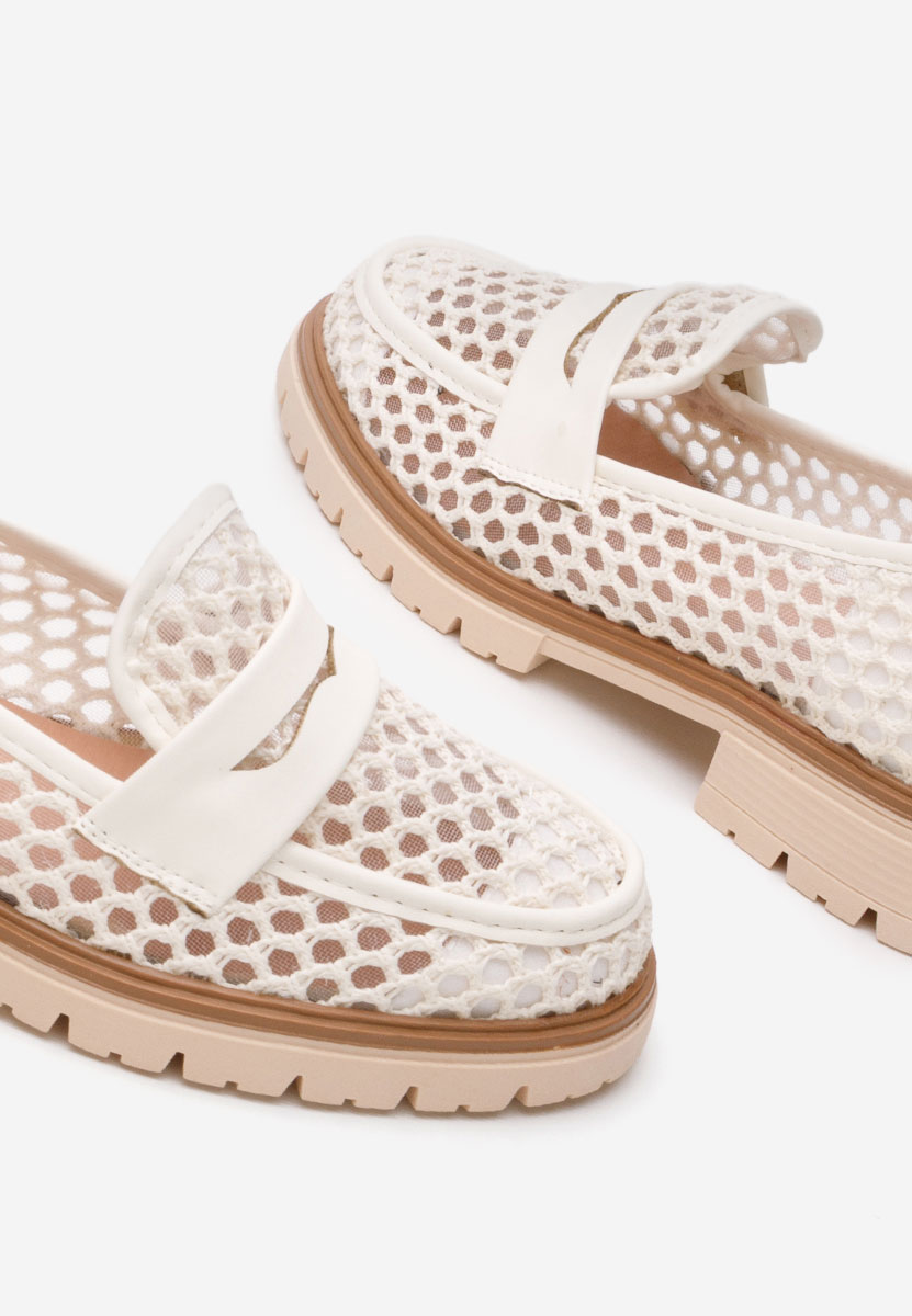 Mocassini donna estivi Maryjanne bianchi