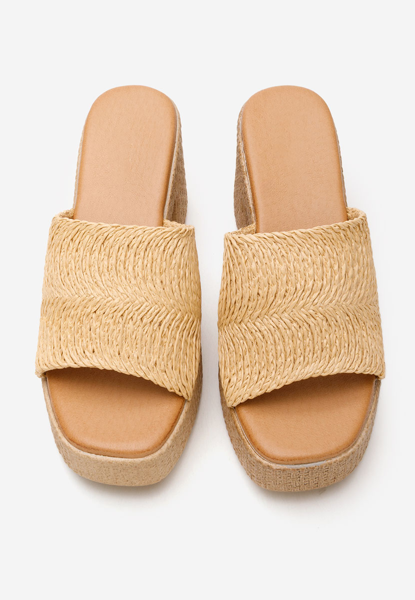 Ciabatte con tacco Katharyn nude
