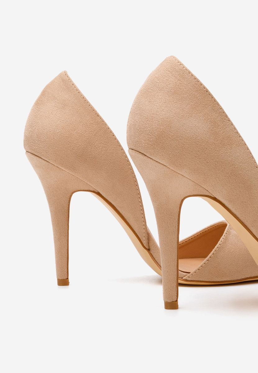 Décolleté tacco a spillo Theola beige