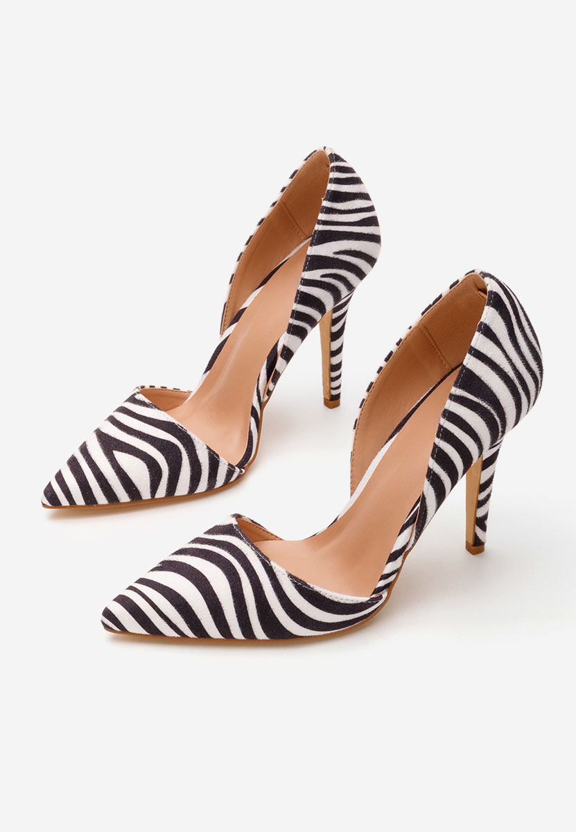 Décolleté tacco a spillo Theola zebra
