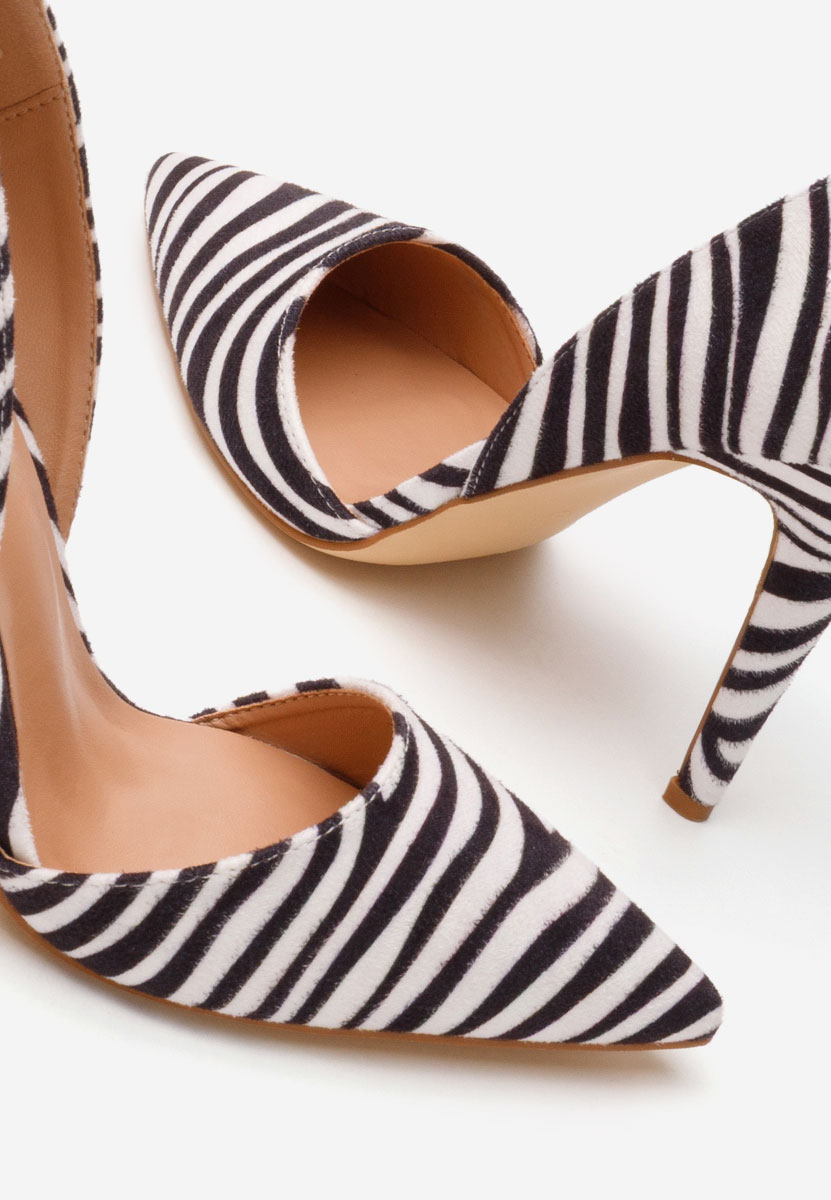 Décolleté tacco a spillo Theola zebra