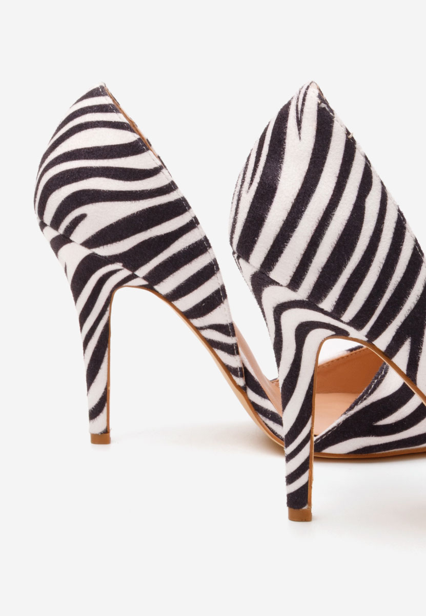 Décolleté tacco a spillo Theola zebra