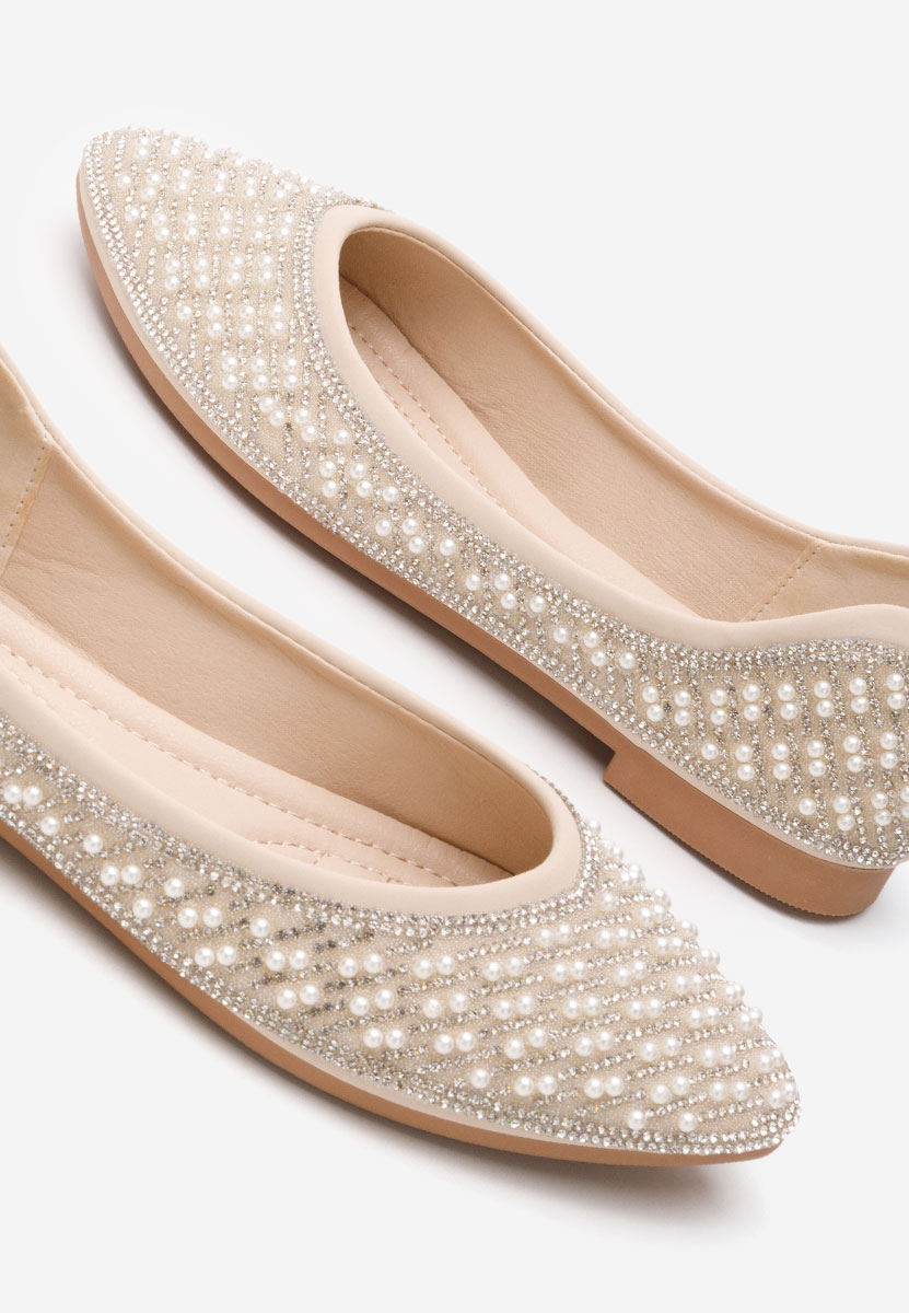 Ballerine eleganti Charity beige