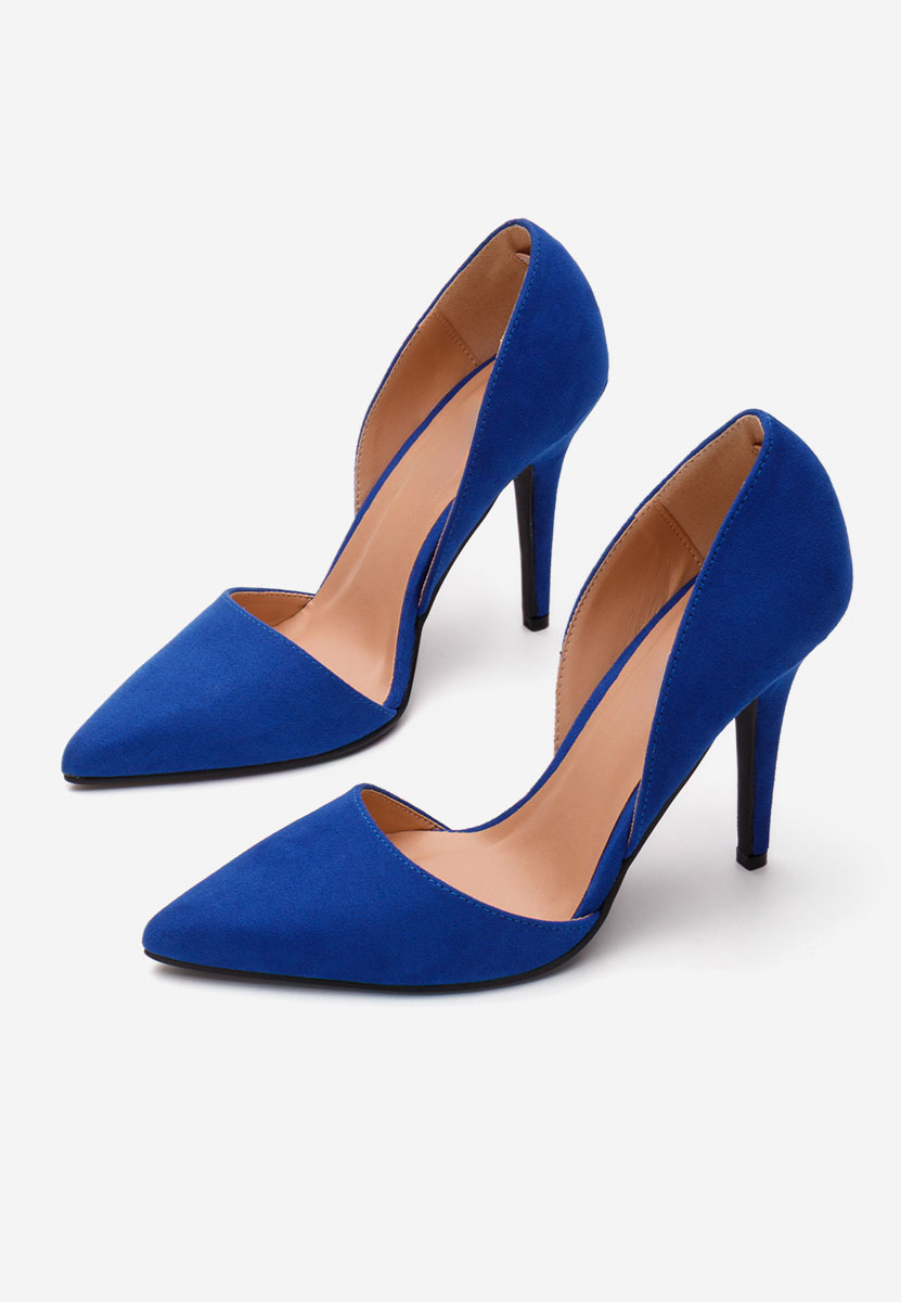 Décolleté tacco a spillo Theola blu