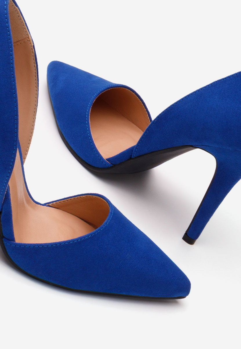 Décolleté tacco a spillo Theola blu