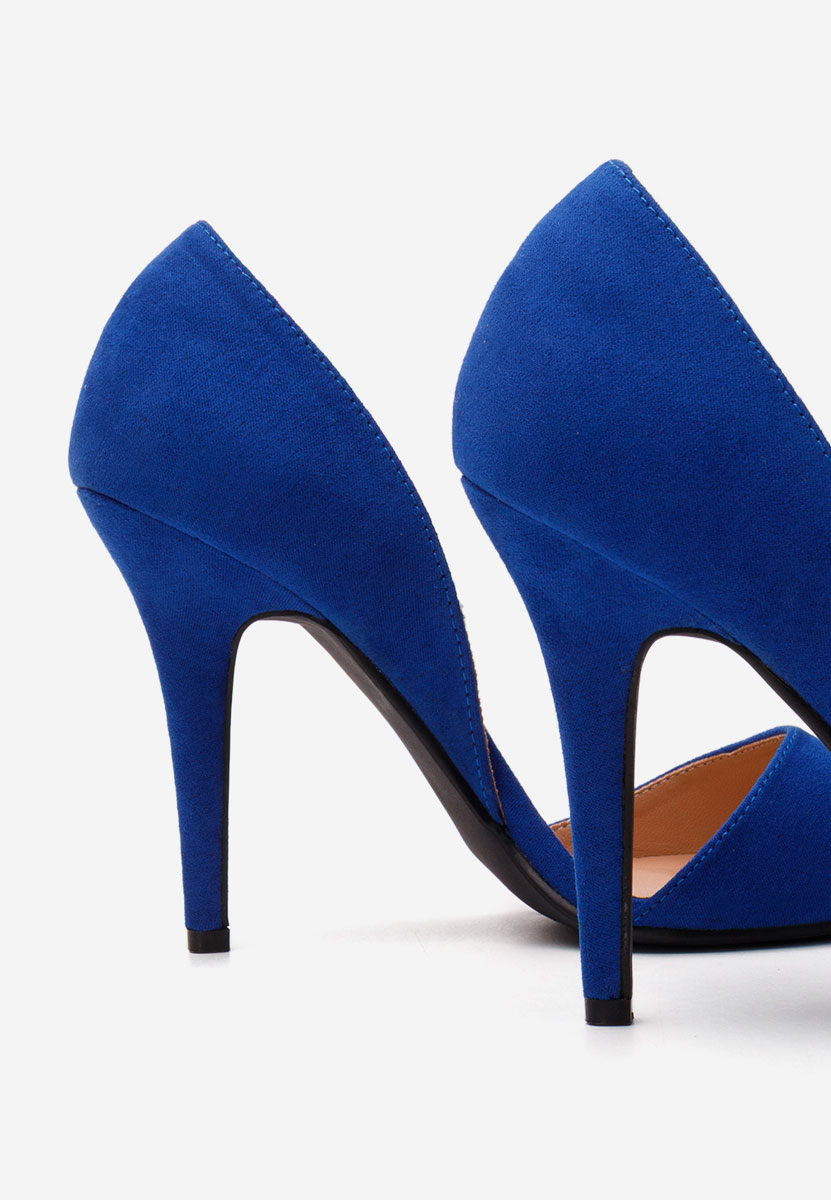 Décolleté tacco a spillo Theola blu