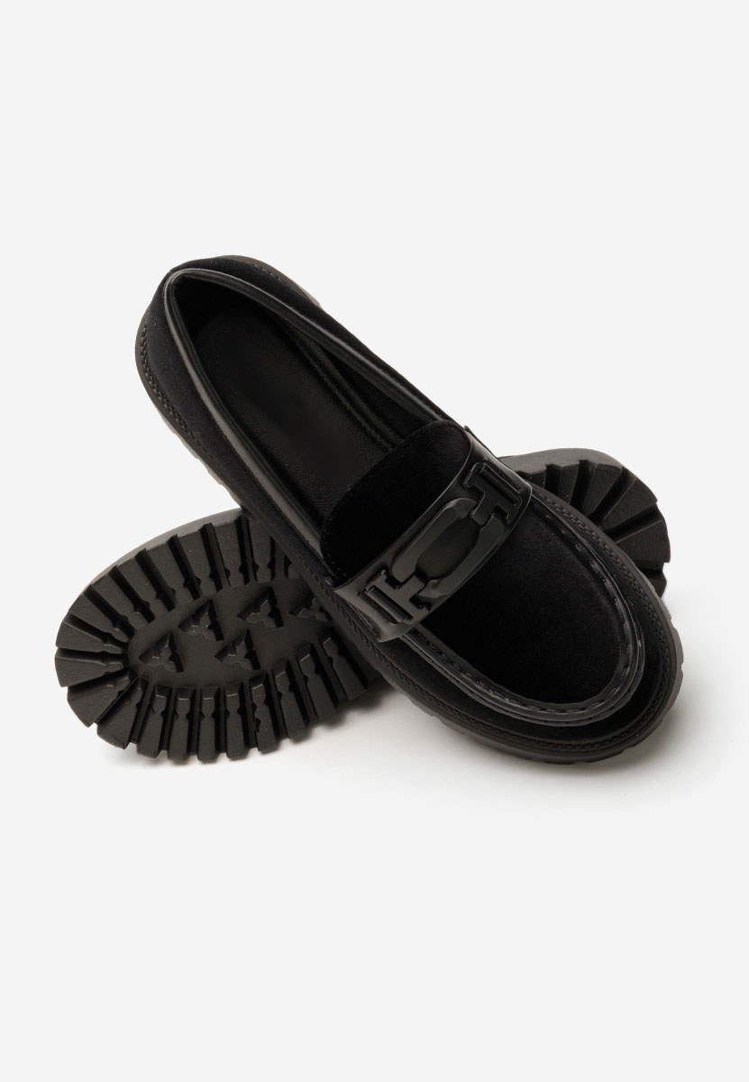 Mocassini con plateau Angelita nero