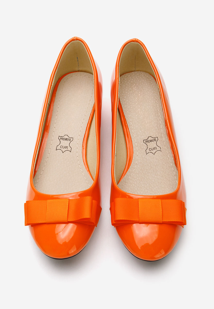 Décolleté tacco basso Carasca V3 arancioni