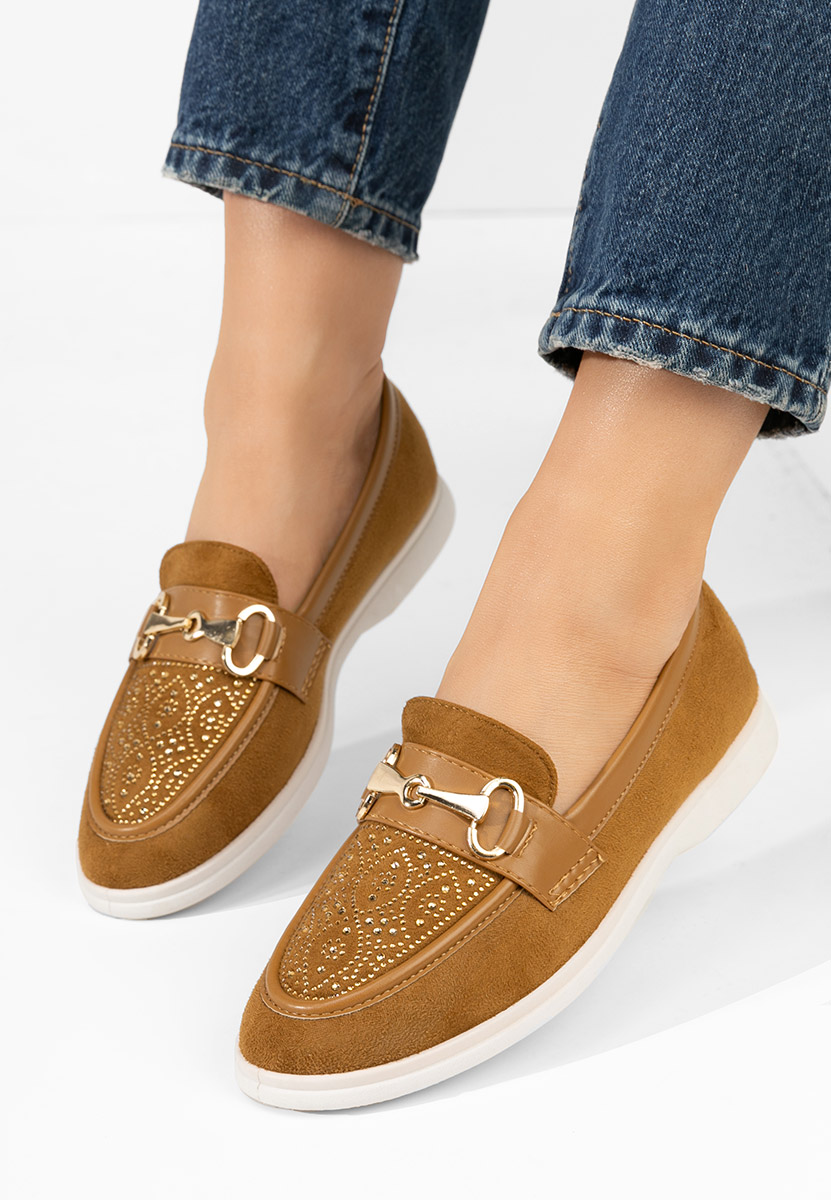 Loafers donna Adesa camel