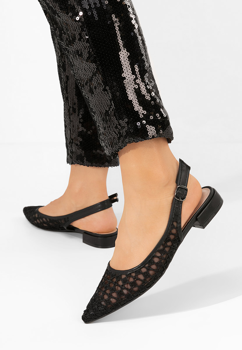 Décolleté Slingback Alysya nero