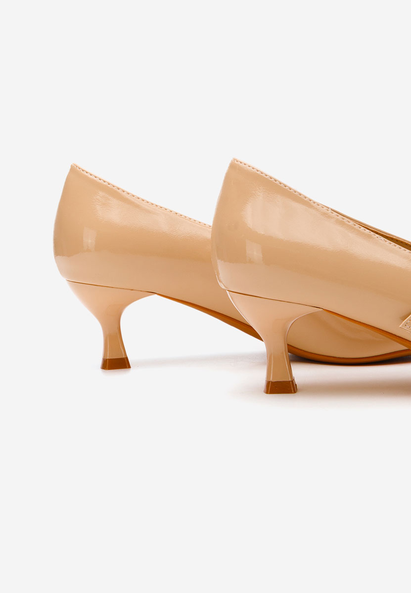Décolleté tacco a spillo Caty beige