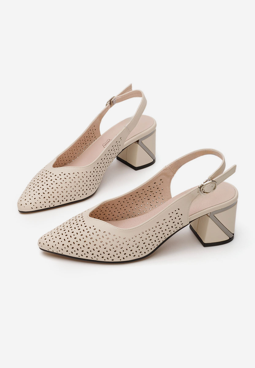 Décolleté Slingback Fermina beige