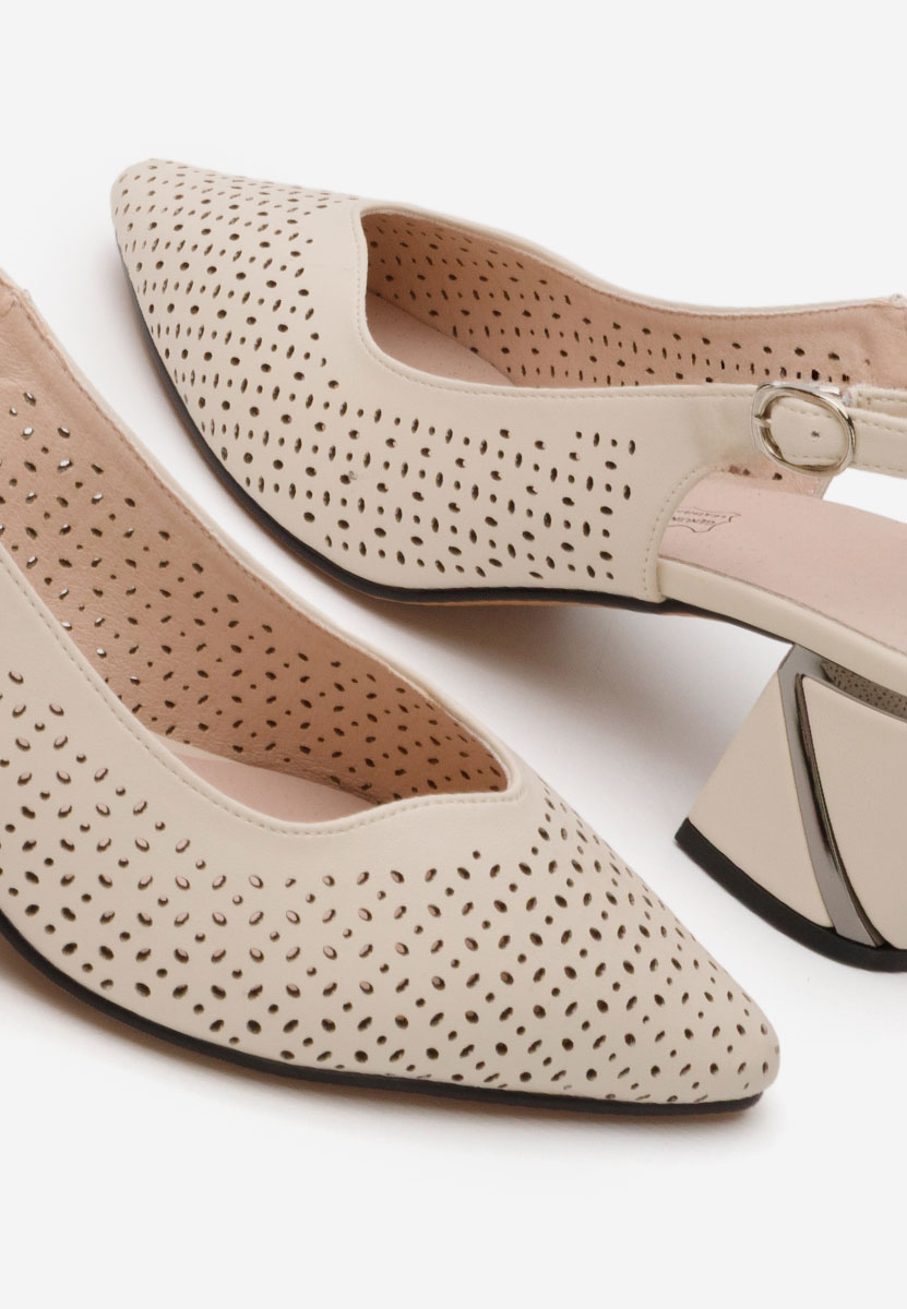 Décolleté Slingback Fermina beige