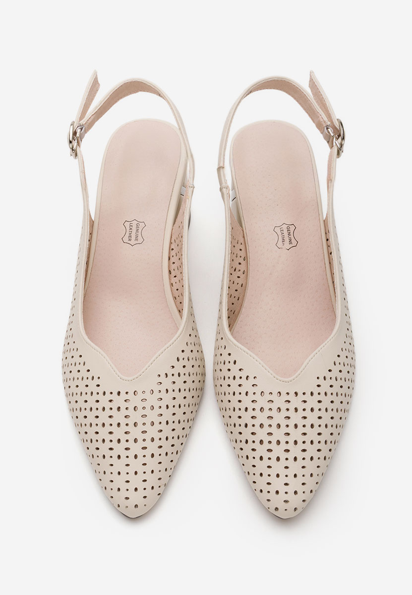 Décolleté Slingback Fermina beige