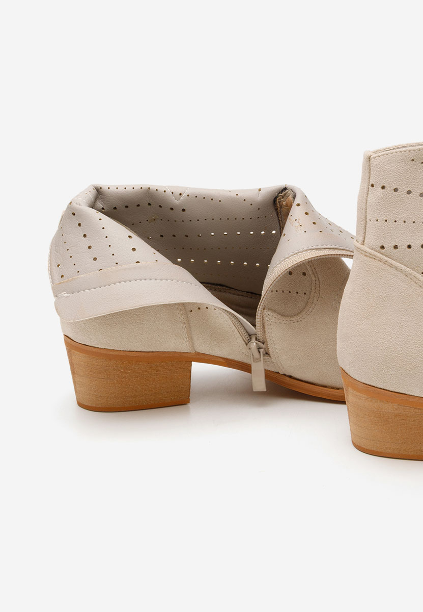 Stivaletti texani donna Carinna beige