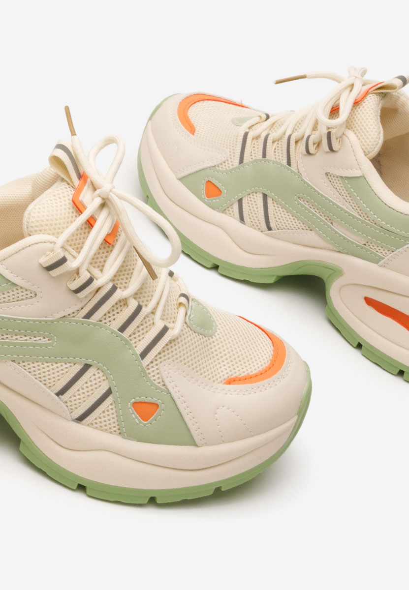Sneakers con zeppa Jenniffer verdi