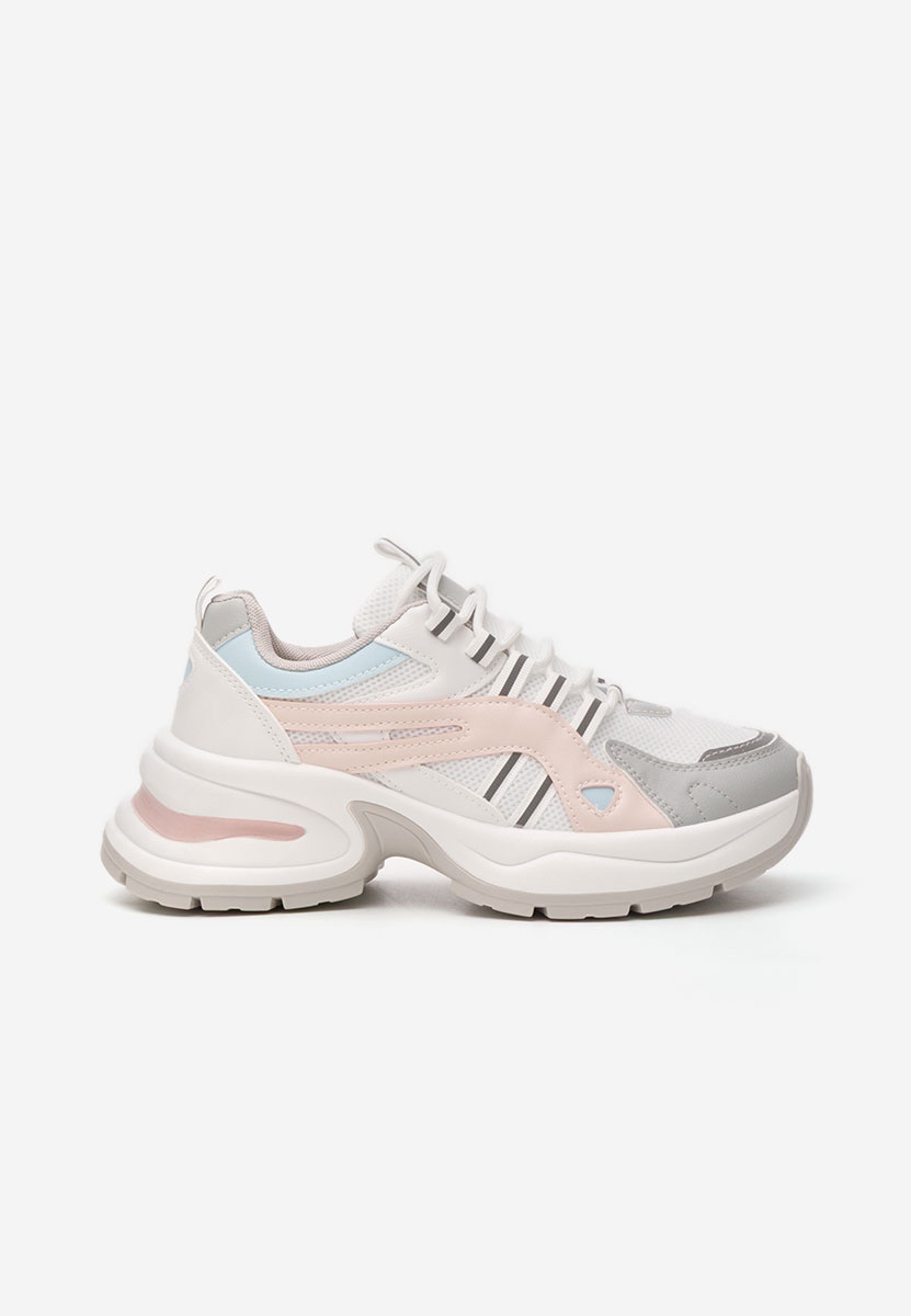 Sneakers con zeppa Jenniffer V2 bianchi