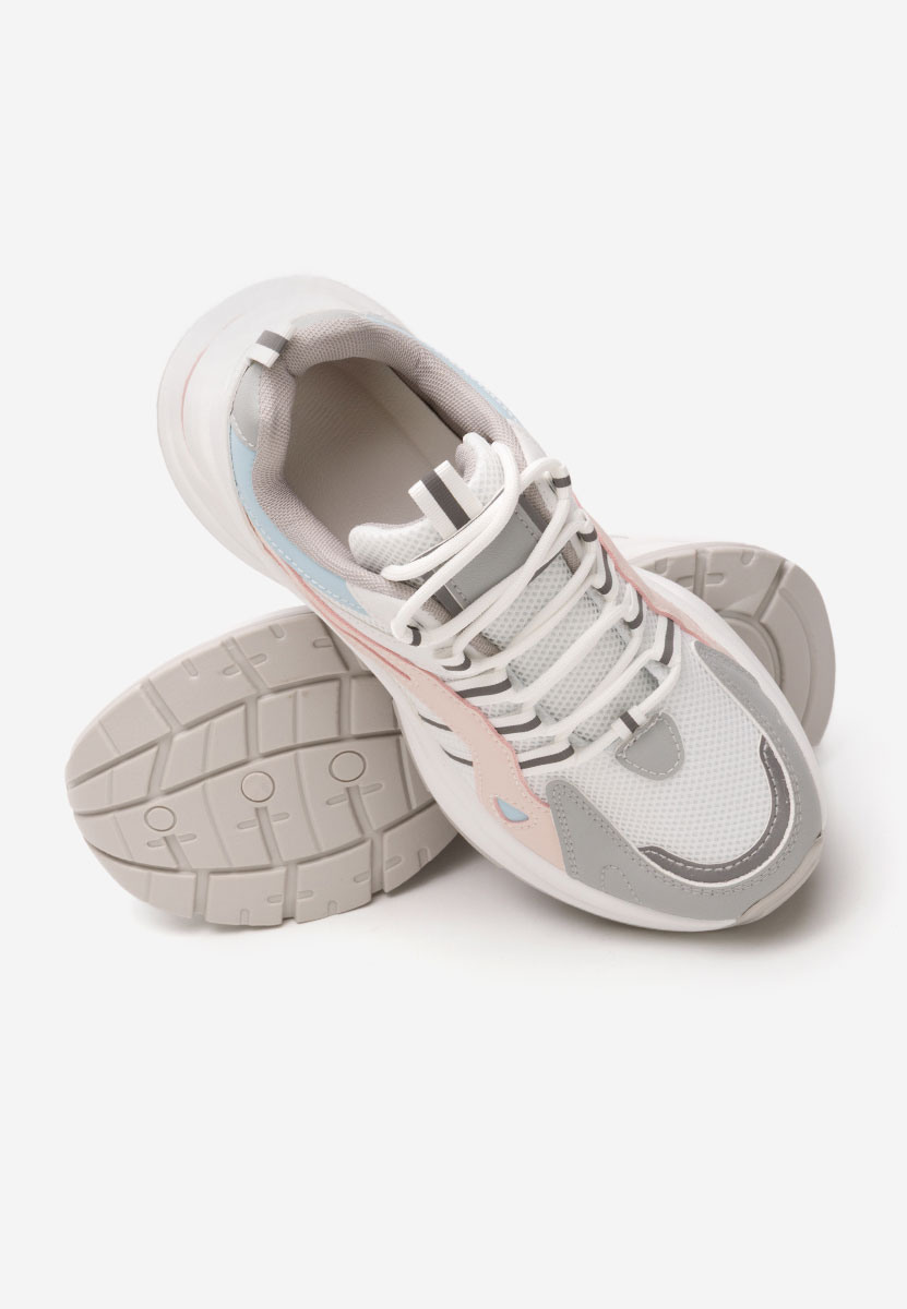 Sneakers con zeppa Jenniffer V2 bianchi