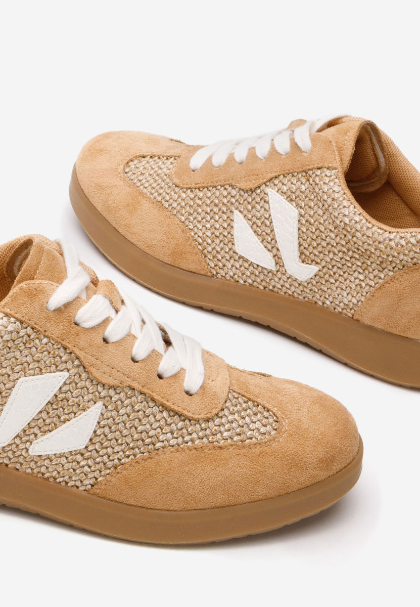 Sneakers donna Jackeline camel
