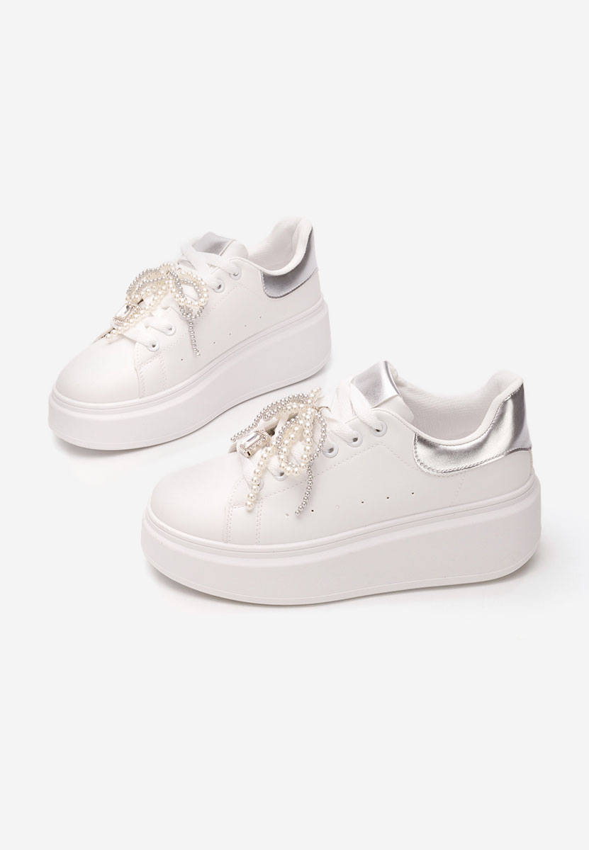 Sneakers con plateau Florysa bianchi