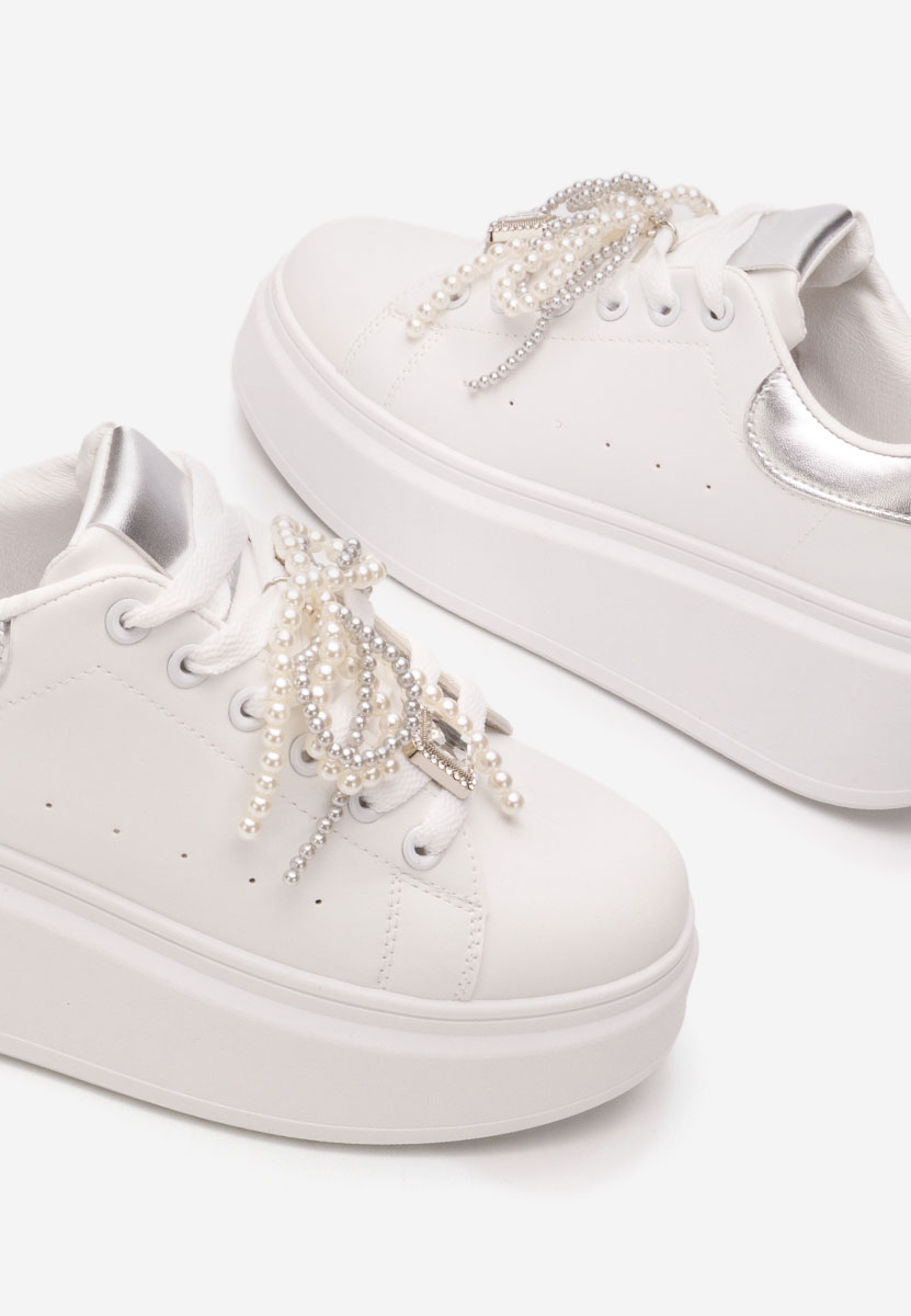 Sneakers con plateau Florysa bianchi