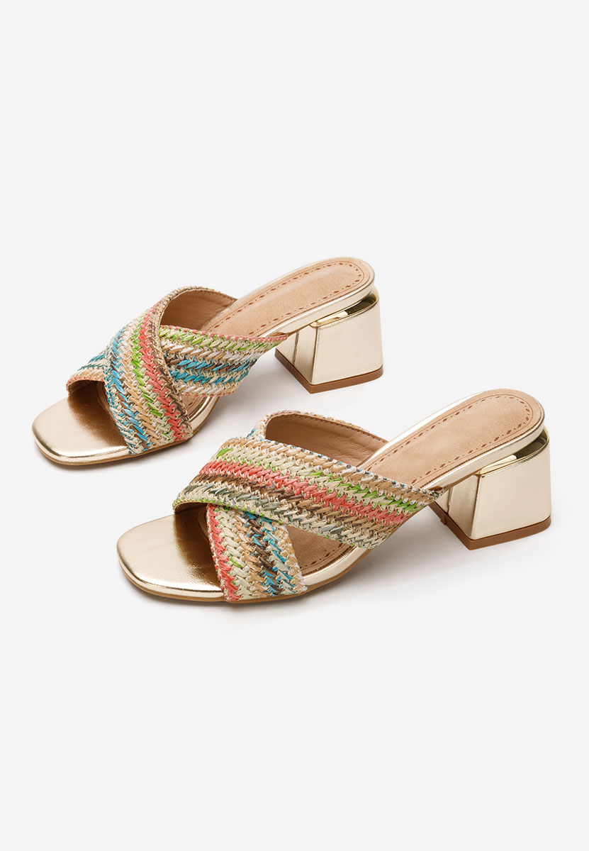 Ciabatte con tacco Lovely colorate