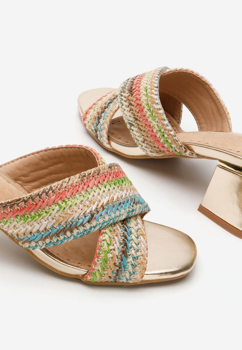 Ciabatte con tacco Lovely colorate