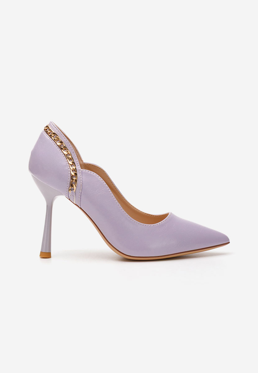 Décolleté tacco a spillo Majory viola