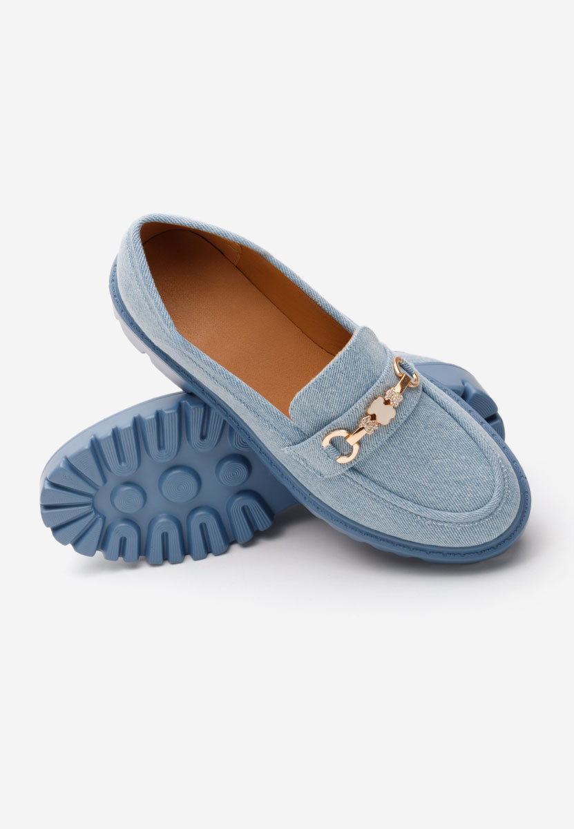 Mocassini donna eleganti Aelle denim