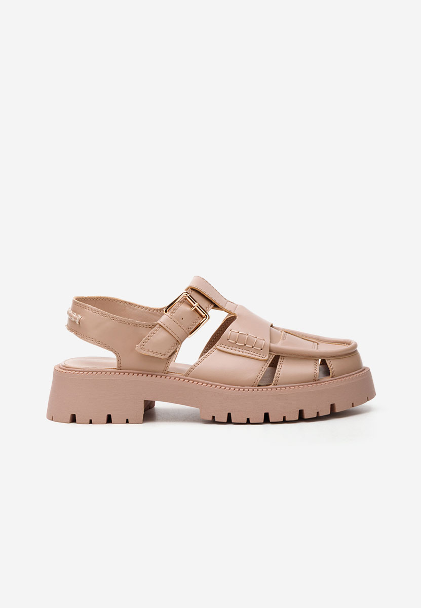 Sandali con plateau Sadye beige