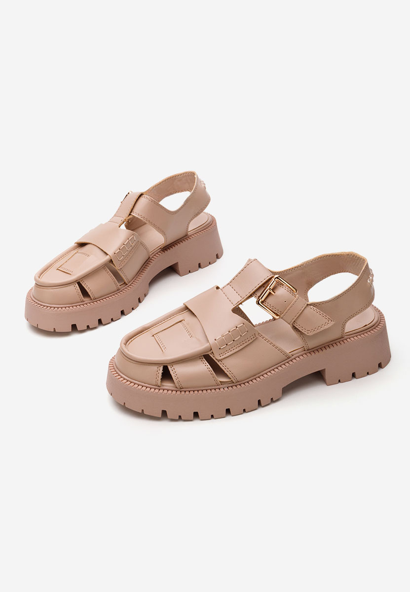Sandali con plateau Sadye beige