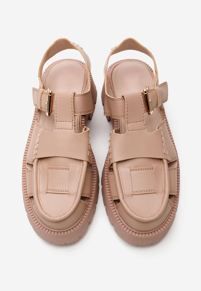Sandali con plateau Sadye beige