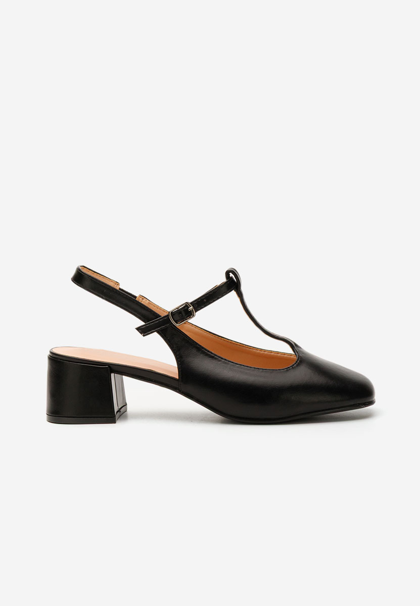 Décolleté tacco largo Beatrina V2 nero