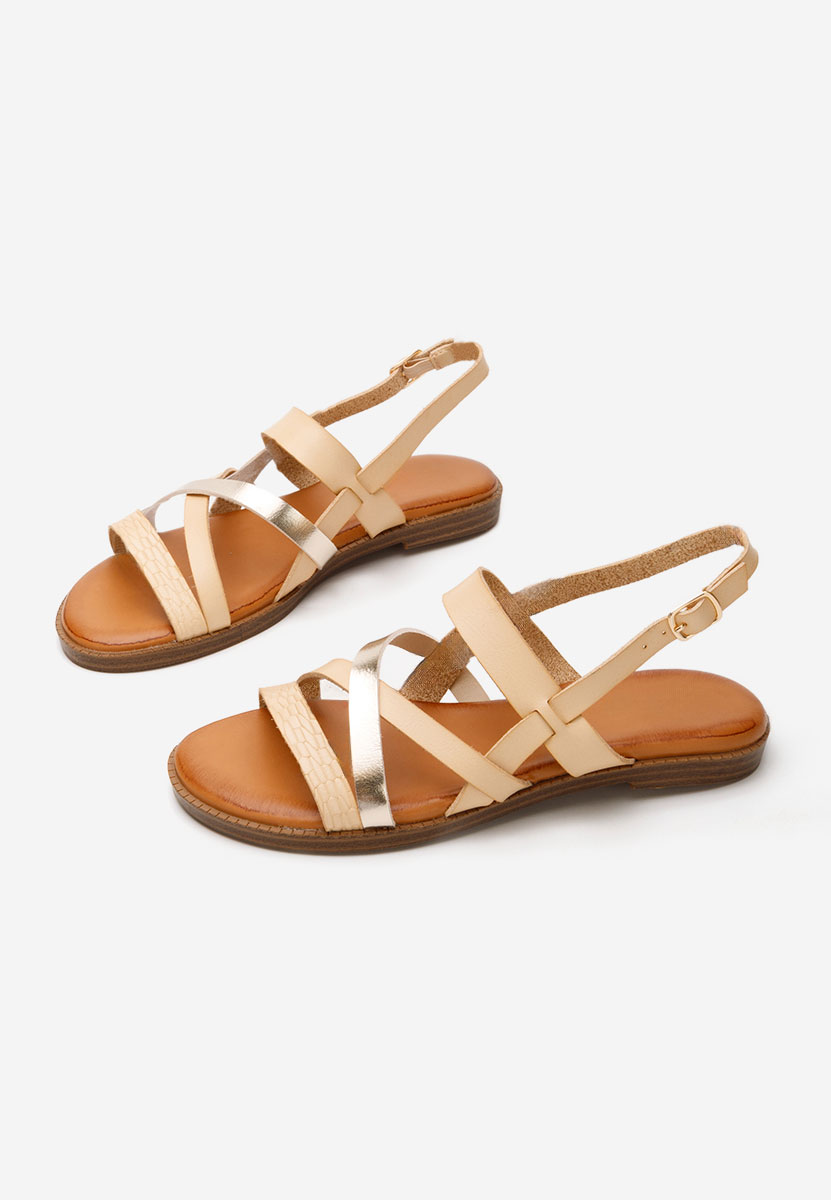 Sandali bassi Zilky beige