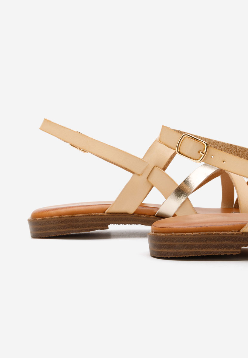 Sandali bassi Zilky beige