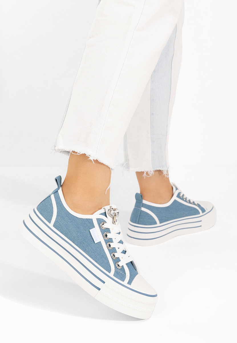 Scarpe da ginnastica donna Charita blu