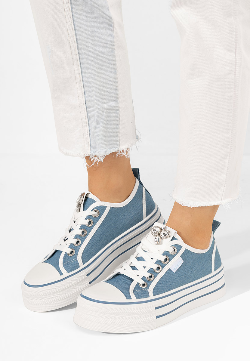 Scarpe da ginnastica donna Charita blu