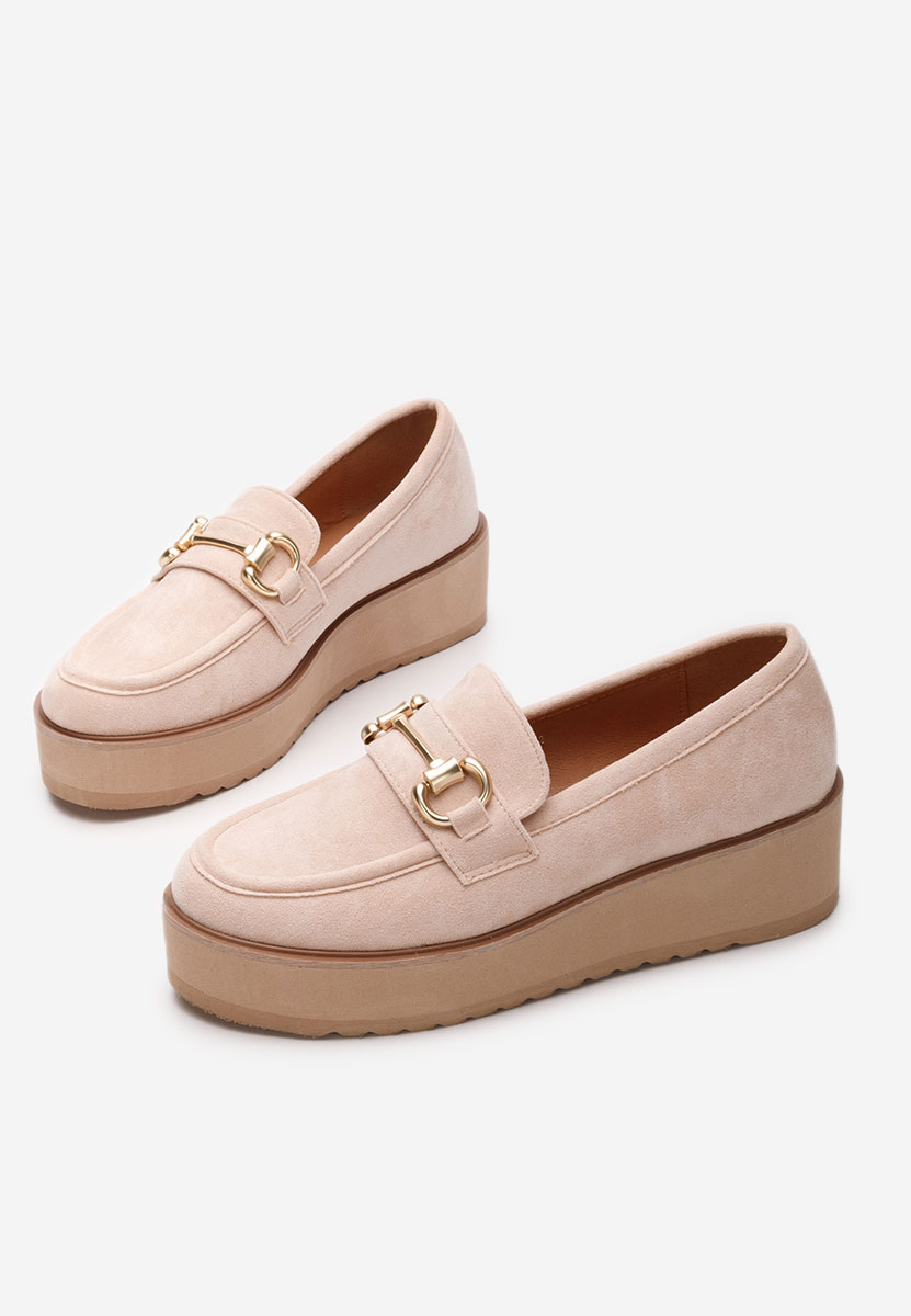 Mocassini donna platform Leondra V9 rosa