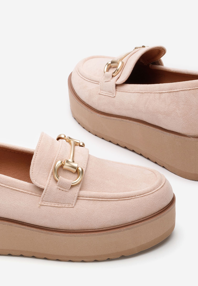 Mocassini donna platform Leondra V9 rosa