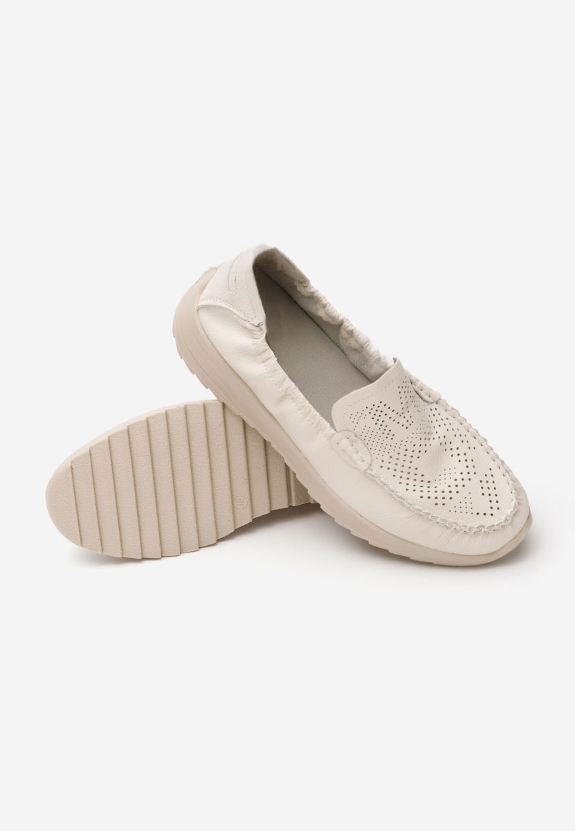 Mocassini da donna Suzy beige