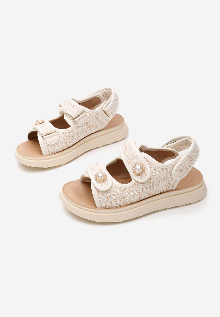 Sandali bassi donna Mellanya beige