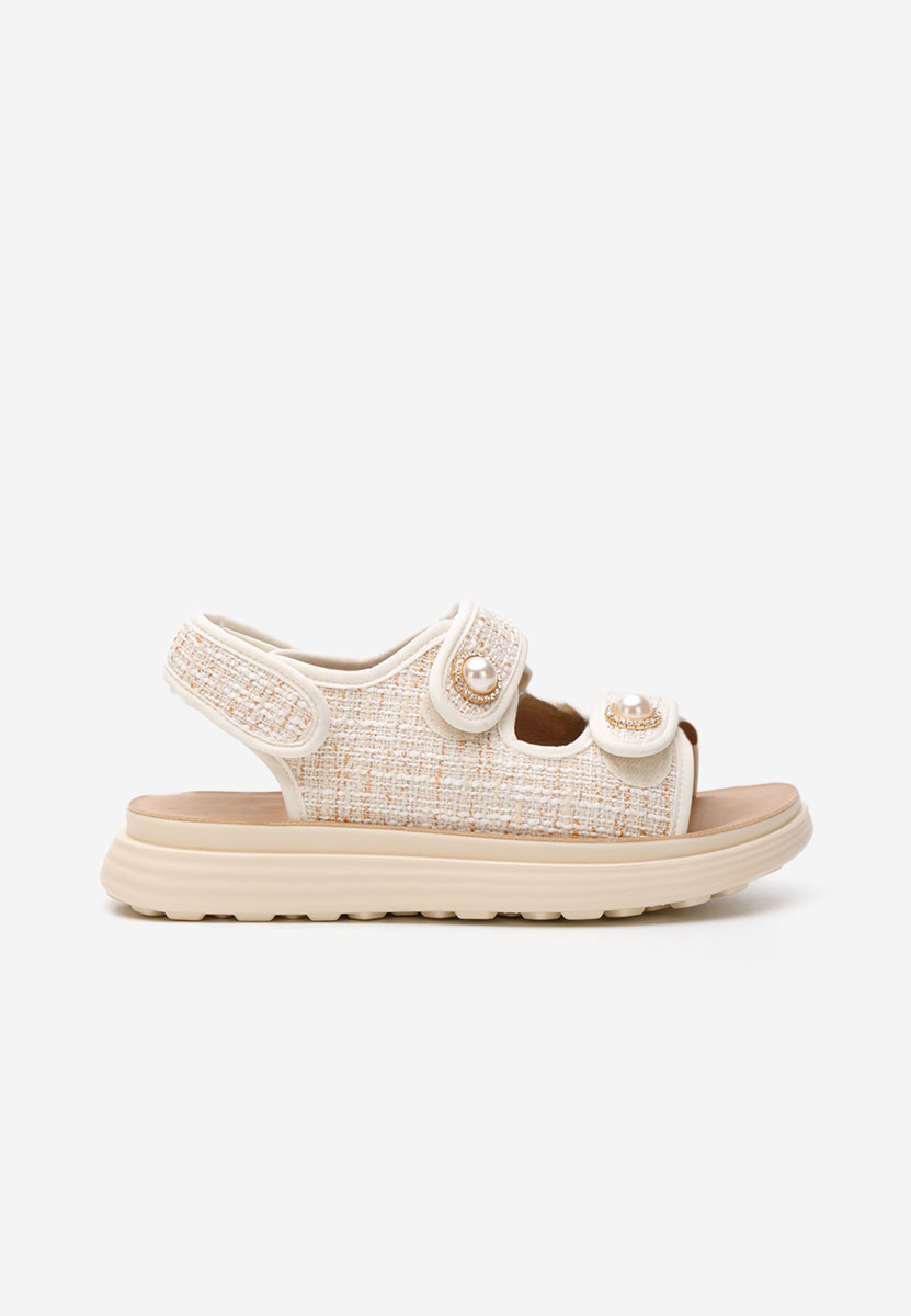Sandali bassi donna Mellanya beige