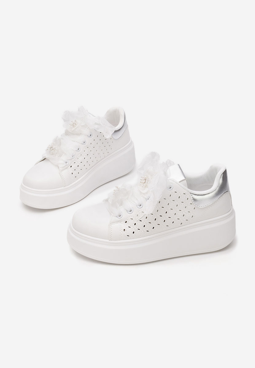 Sneakers con plateau Lera V2 bianchi